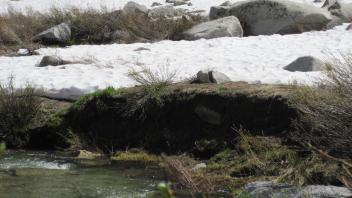 Eroding bank