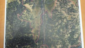 Map with transects
