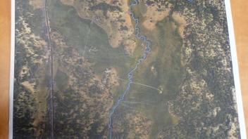 Map with transects