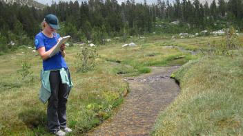 Middle Transect Left to Right Small Channel Upstream