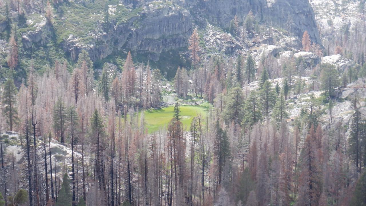 Kirkwood Lake from high vantage point