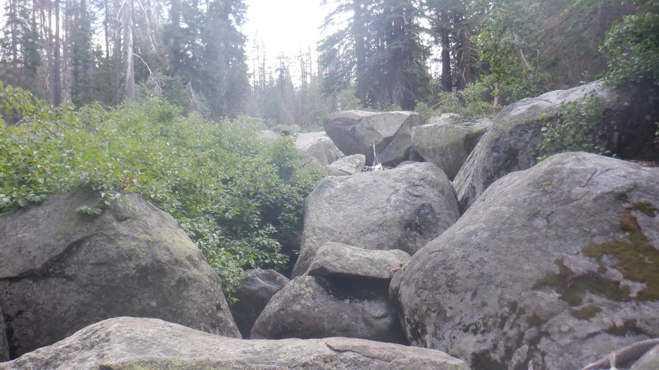 Strawberry Creek boulders